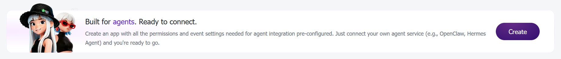 Create a Feishu agentic app
